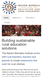 Mobile Screenshot of mandelainstitute.org.za