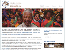 Tablet Screenshot of mandelainstitute.org.za